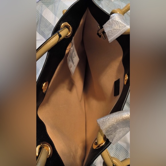 Gucci Zumi Striped leather tote bag - Picture 6 of 8